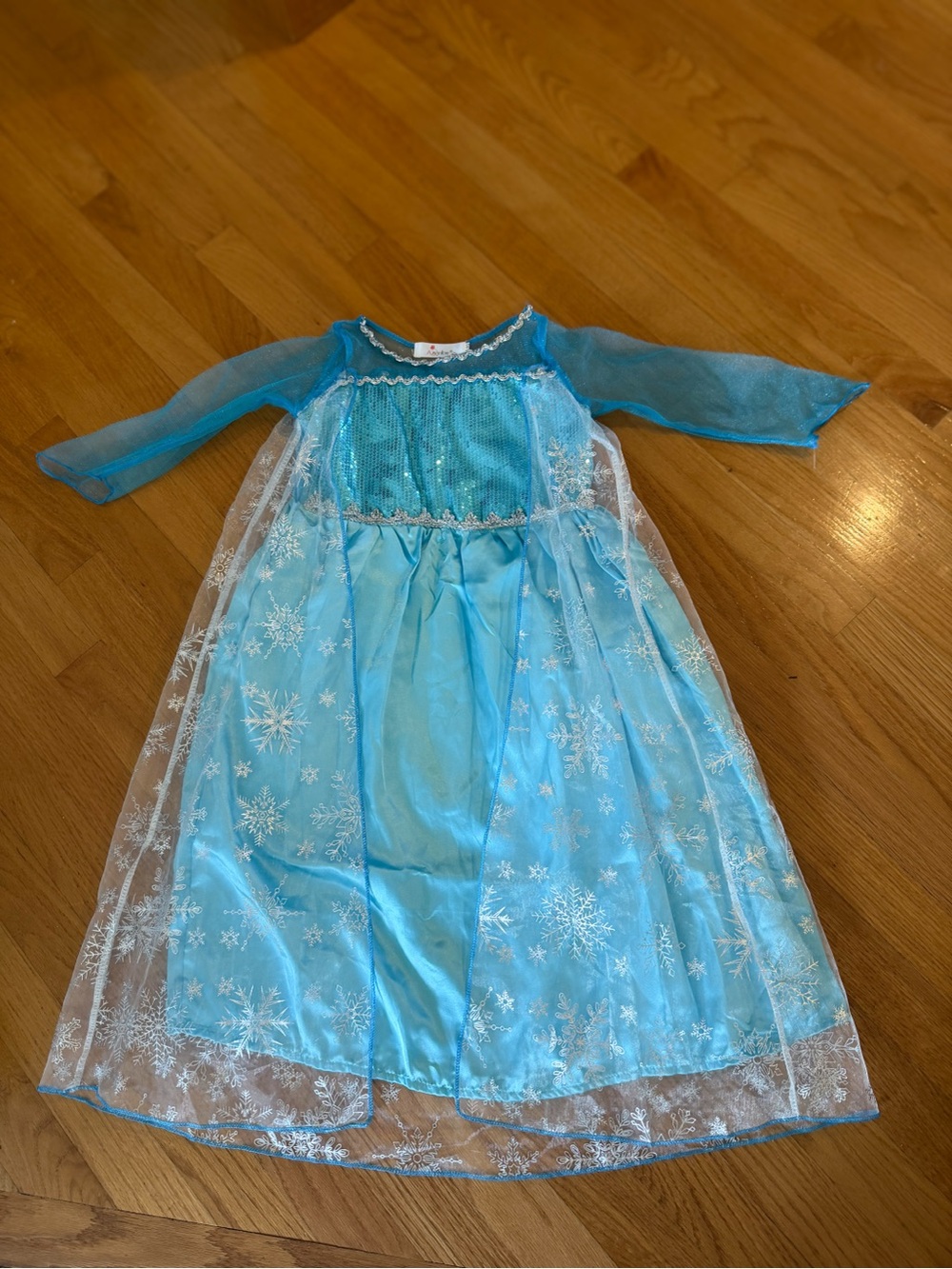 Blue Elsa Princess Costume Dress for Kids Sz 3/4 years